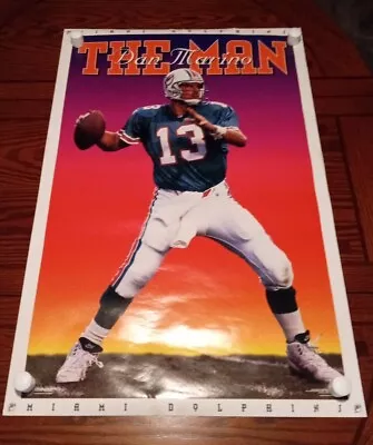 DAN MARINO Miami Dolphins 1996 Vintage Original Costacos 23x35 POSTER NFL • $19.99