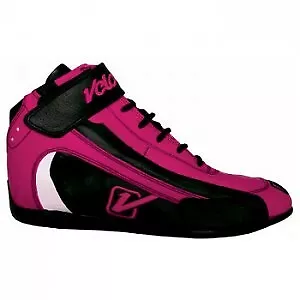 Velocita P14 Safety Driving Racing Shoes SFI Leather / Nomex Flo Pink Size 14 • $59.99