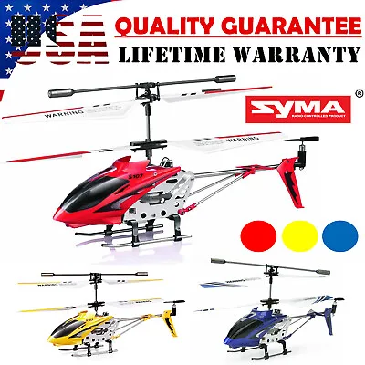 Syma S107G 3 Channel Flashing LED Mini Remote Control RC Helicopter Gyro 3.5CH • $23.98