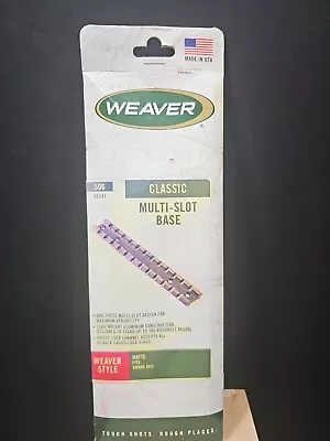 Weaver 1 Piece Multi Slot Base For Savage Axis (pre 2021) 6-48  Mount 48347 NEW • $9.98