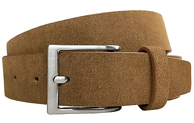 41101 Genuine Leather Suede Belt Casual Jean Belt 1-1/2 (38mm) Wide • $24.95