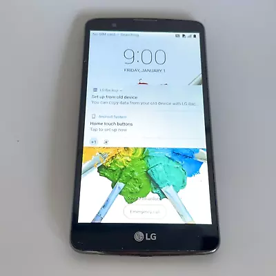 LG STYLO 2 PLUS 4G LTE 16GB Black Smart Phone  Metro PCS Mobile  LGMS550 • $44.98