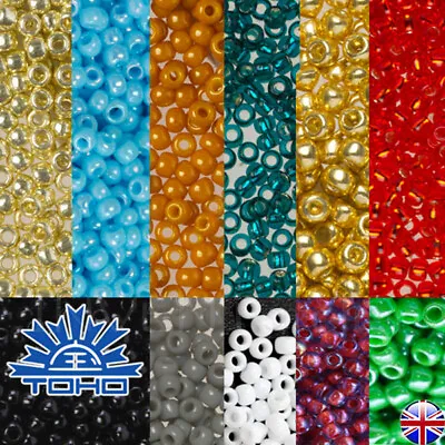 TOHO 10g Japanese Seed Beads Size 11/0 2.2mm   910 • £2.45