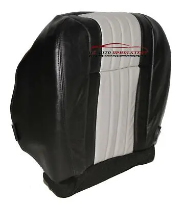 2003 For Ford F150 Harley-Davidson Driver Bottom Leather Seat Cover Black/Gray • $119.99