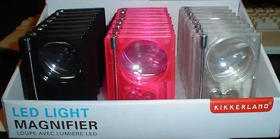 Wallet Magnifier With LED Light Pen Pencil Ruler Stylus 2X Magnifies  • $9.99