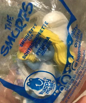 McDonalds Happy Meal Toy 2011 The SMURFS- Smurfette Toy # 2 • $8.99