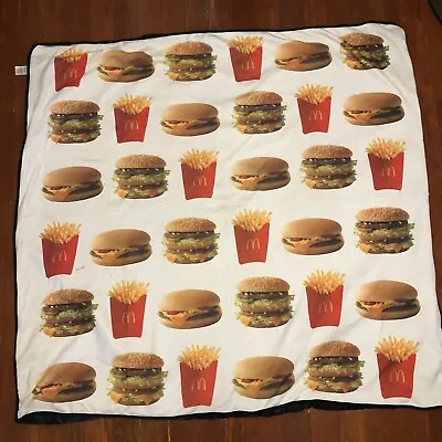 McDonalds Big Mac McDelivery Famous Uber Eats PICNIC BLANKET RARE 52  🔥🍔🧺 • £72.39