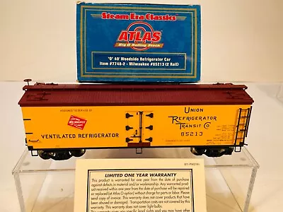 NIB 1990s Atlas Steam Era O Scale Milwaukee Road CMStP&P 40' Woodside Reefer Car • $9.99