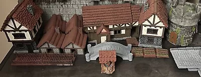 3d Printed Village Terrain D&D Fantasy Wargaming. • $40