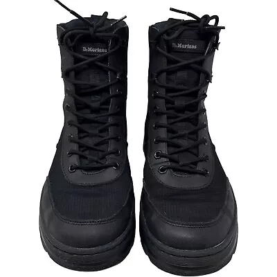 Dr. Doc Martens Combs Tech Black Tactical Boots Black No Straps Size 11 US Men's • $50