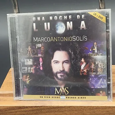 Marco Antonio Solis Una Noche De Luna Cd + Dvd Combo Rare Latin Music Great Disc • $49