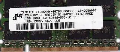 NEW 1GB Apple MacBook/MacBook Pro A1150 A1151 A1181 Mac Mini A1176 RAM Memory  • $12.95