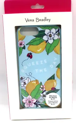 Vera Bradley Slim Case For IPhone 6+/7+ Squeeze The Day Lemon Grove NIB • $9.99