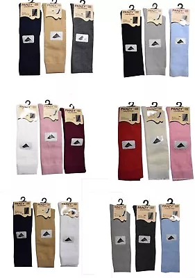 £5.99 • Buy 3 Pairs Baby Girls/Boys Unisex Kids Plain Knee High Socks Party School Stockings