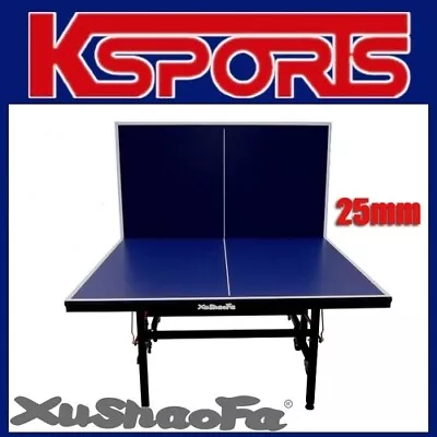 Xu Shao Fa 25mm Table Tennis Table Ping Pong Table - PRO SIZE & TOURNAMENT QUALI • $990