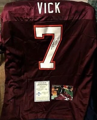 Michael Vick Autographed Signed Virginia Tech Authentic Nike Stitched Jersey COA • $407.77