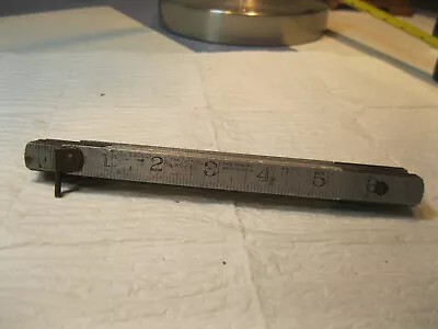 Older Lufkin Rule Co No. 1306D 6 Foot Folding Aluminum Ruler • $10.99