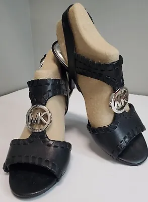 MICHAEL Michael Kors Women’s Kalle T-Strap Sandal Size 6.5  👠 EUC • $25