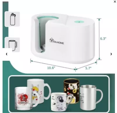 Vitahome Mug Heat Press  Transfer Sublimation Portable Blue • $70