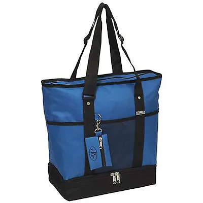 Everest Luggage Deluxe Shopping Tote - Royal Blue/Black • $19.95