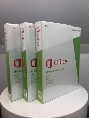 Brand New Microsoft Office Home & Student 2013 Product Key Card | 79G-03550 • $43.61