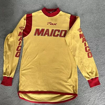 Maico Motocross Jersey Original Vintage  70s Early 80s Fox. • $49.73