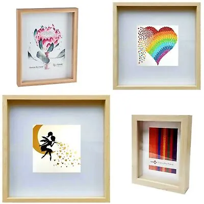 3D Deep Shadow Box Photo Picture Frame Art Work Canvas Display A4 Extra Large ++ • $13.90