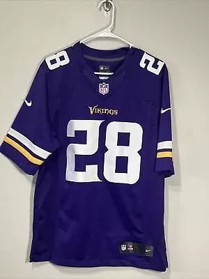 Minnesota MN Vikings Jersey Peterson #28 Sz Small Purple Skol • $23