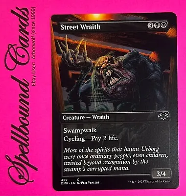 MTG EN X1 Street Wraith (#429) Dominaria Remastered (DMR) Borderless NM [244152] • $1.27