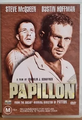 Papillon (DVD 1973) Rare OOP Steve McQueen Dustin Hoffman Region 4 PAL - VGC • $3.21