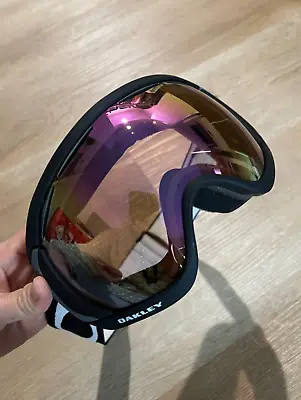 Oakley Canopy Matte Black Goggles - VR50 Pink Iridium Lens • $115