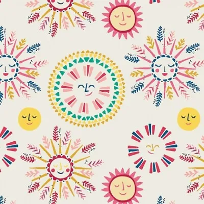 Sun Kissed Cotton Jersey Stretch Knit Fabric Sunny Side Up - Per Metre • £23.19