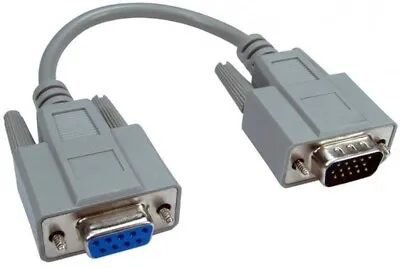 VGA 9-pin Monitor Adapter Lead Connect Older 9-pin VGA Monitor To PC VGA 15-pin • $8.69