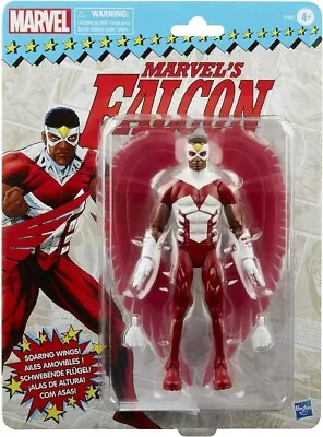 Marvel Legends Series Falcon 6-inch Retro Packaging Action Figure Toy 3 Accesso • $12