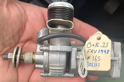 Vintage Ohlsson & Rice O&R 23 Ignition Model Airplane Engine & Fuel Tank CL/FF • $99.99