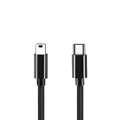 Type-C To Mini USB Charging Cable Data Transfer Wire Line For Reliable Use Black • $6.38