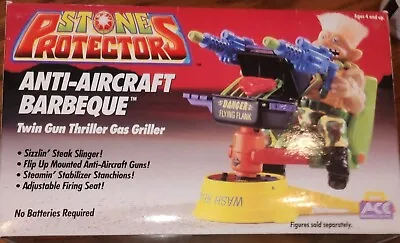 NIB. Vtg Stone Protectors Anti Aircraft Barbecue  1993 Ace Toys Original Box • $14.95