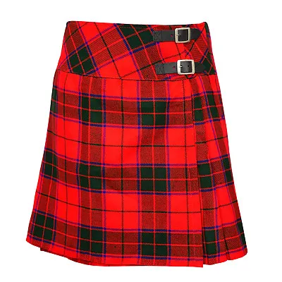 Ladies Knee Length Kilt Skirt 20  Length Tartan Pleated Kilts - Scottish Rose • $13.01