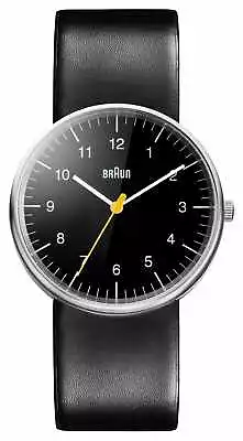 Braun Men's All Black Quartz Black Strap BN0021BKBKG Watch • $236.50