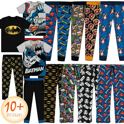 £14.97 • Buy Mens Pyjamas Or Mens Pyjama Bottoms Mens Marvel Pyjamas Mens Novelty Pyjamas 