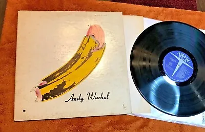 The Velvet Underground & Nico Lp Banana Verve Stereo V65008 '68 Andy Warhol Airb • $850