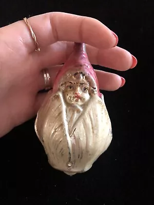 Antique Mercury Glass Germany Tulip Flows Girl Christmas Ornament- 1900s • $315