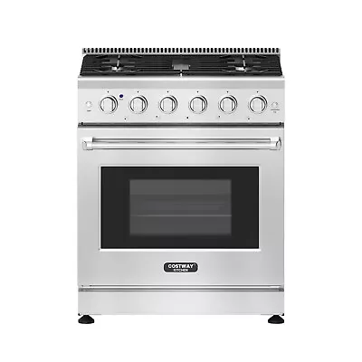 30  Natural Gas Range 120V W/4.55 Cu.Ft. Convection Oven & 5 Burners Cooktop • $1699.99