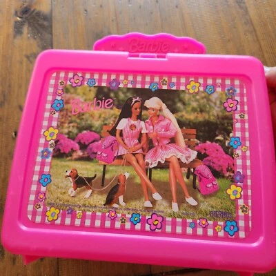 $28 • Buy Barbie Thermos Lunch Box 1996 Made In U.S.A  Free Tracked Post