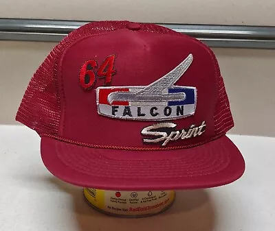 VINTAGE LATE 80'S 1964 Ford Falcon Spirit Trucker Hat Snap Back  • $126.22