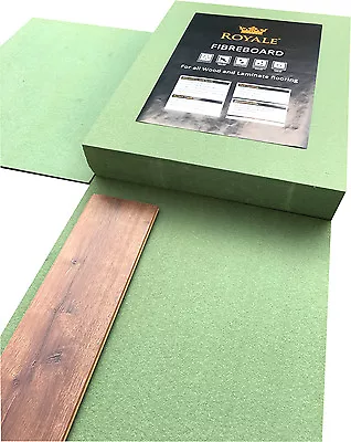 5mm Fibreboard Underlay- Laminate Or Wood Flooring - 5mm Thick - German Quality • £26.99