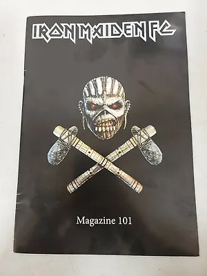 Iron Maiden Fan Club FC Magazine Book #101 • $30.56