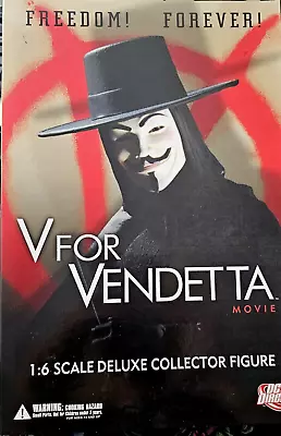 V For Vendetta 1:6 Scale Deluxe Collector Figure Dc Direct New In Box • $149.99