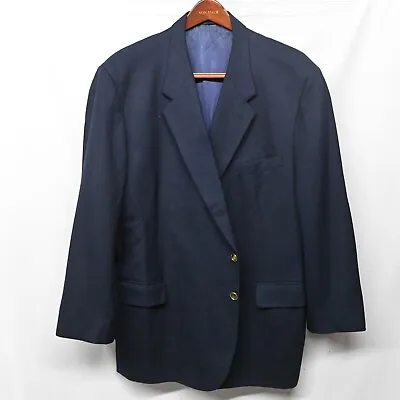 Innocenti Oro Tom James 54R 56R Navy Blue Gold Button Blazer Jacket Sport Coat • $39.99