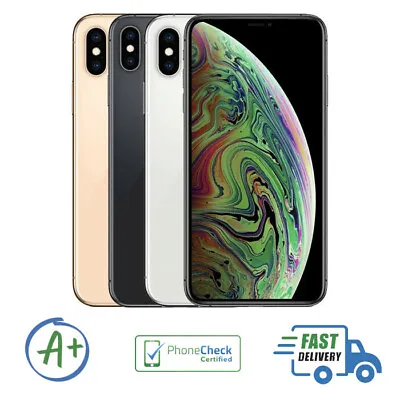 Apple IPhone XS A1920 UNLOCKED For All Carriers All Colors+GB - B Grade • $219.99